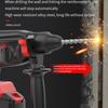 NAWIN 300N/M Cordless Rotary Hammer Brushless Copper Motor Rechargeable Hand-held Electric Tool Hammer Impact Drill