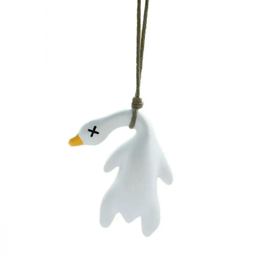 2025 Hot Sale Color Changing Roasted Duck Pendant Temperature Sensitive ColorChanging Keychain Interior Decoration Festival Gift