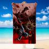 Quick Dry Beach Towel Assassins Creed Pattern, Lightweight Absorbent Towel for Pool Beach Vacation Use