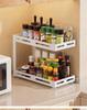 Multi-Functional Kitchen Countertop Spice Rack with Jars