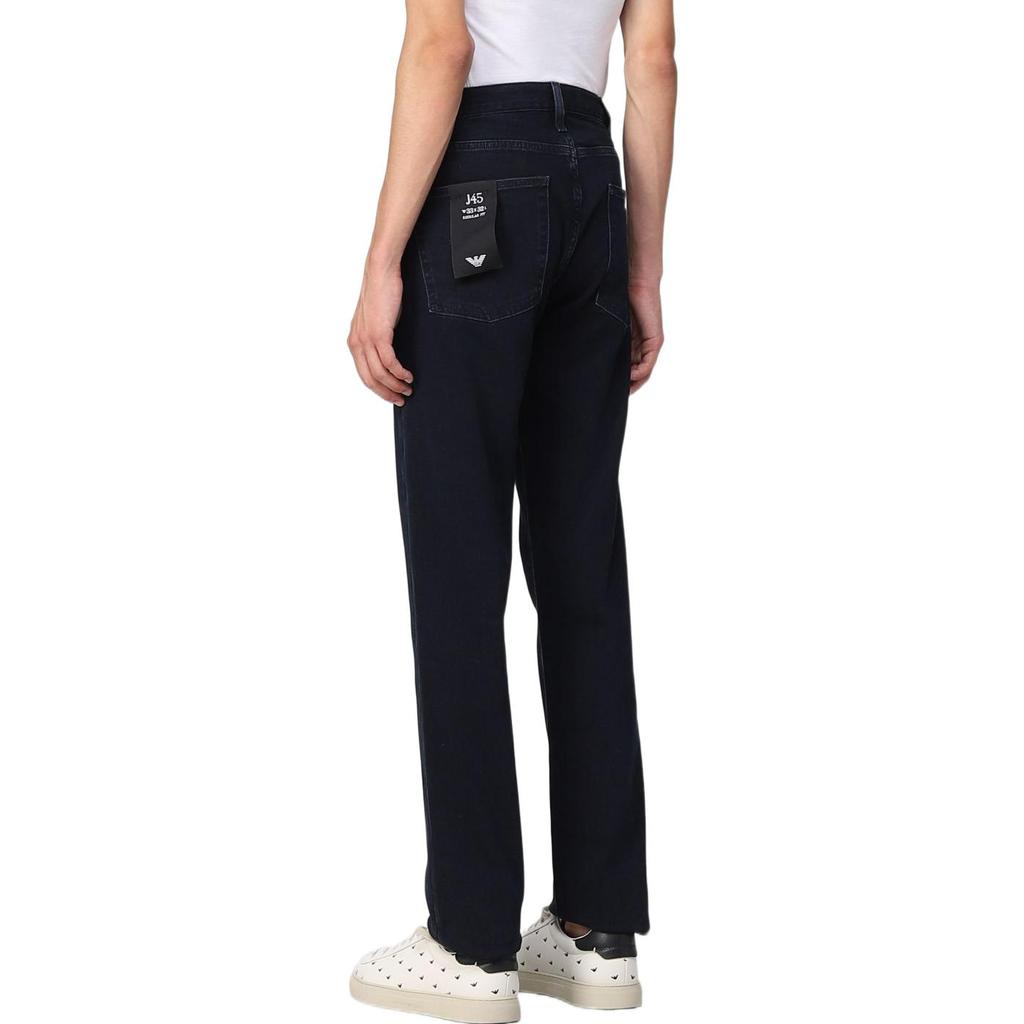 Emporio Armani J45 Regular-fit Washed Twill 10.5 oz Comfort-denim Jeans 8N1J45-1G0IZ-0942