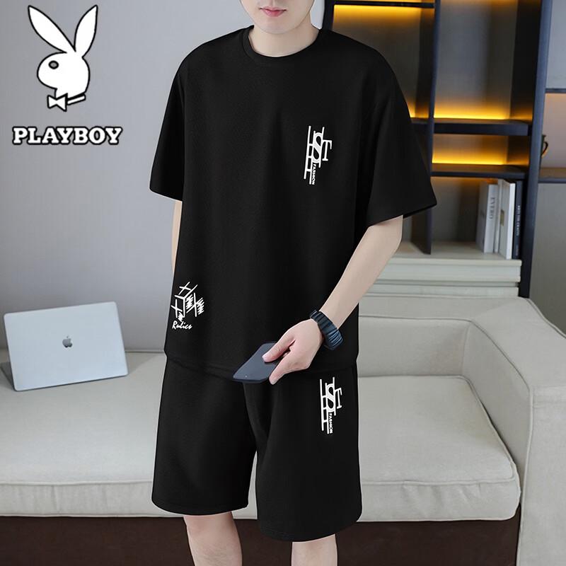 Playboy Men s Summer Casual Two-Piece Set XXXL