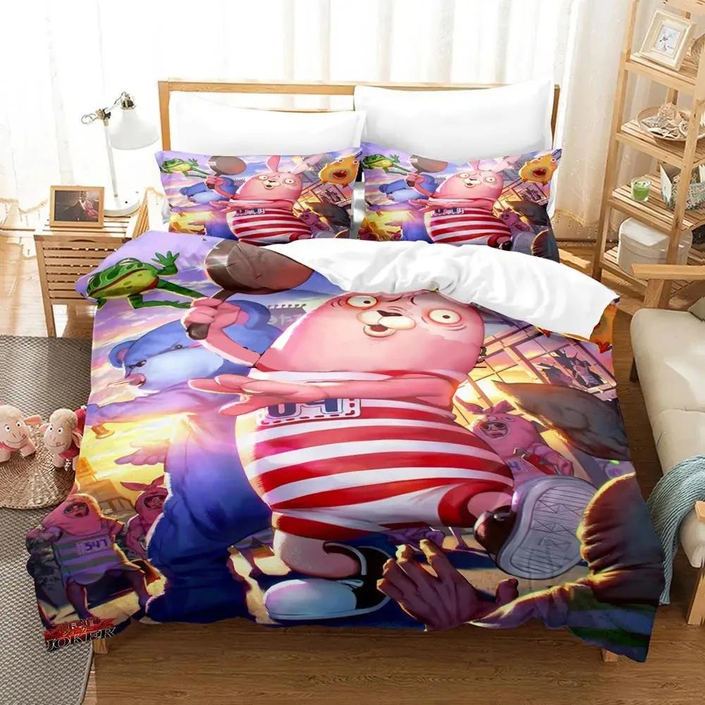 

Usavich 3D Принт Комплект Постельного Белья для Мальчиков Односпальный Полуторный Двуспальный Кинг-сайз Спальня Пододеяльник Аниме Набор Простыней Кровать EU single(135x200cm)