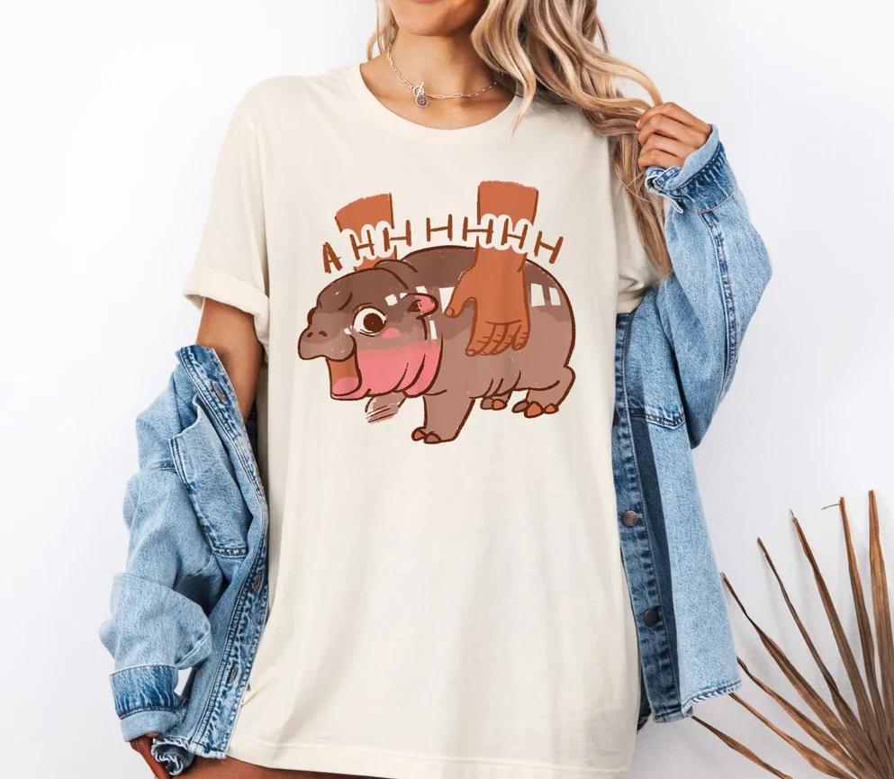 Cute Moo Deng Shirt, I Love Moo Deng Shirt, Moo Deng Lover Shirt S