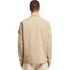 Stone Island SS24 Supima Cotton Solid Color One-Sided Zipper Chest Pocket Logo Jacket Men Jacket Beige 801510210-V0095
