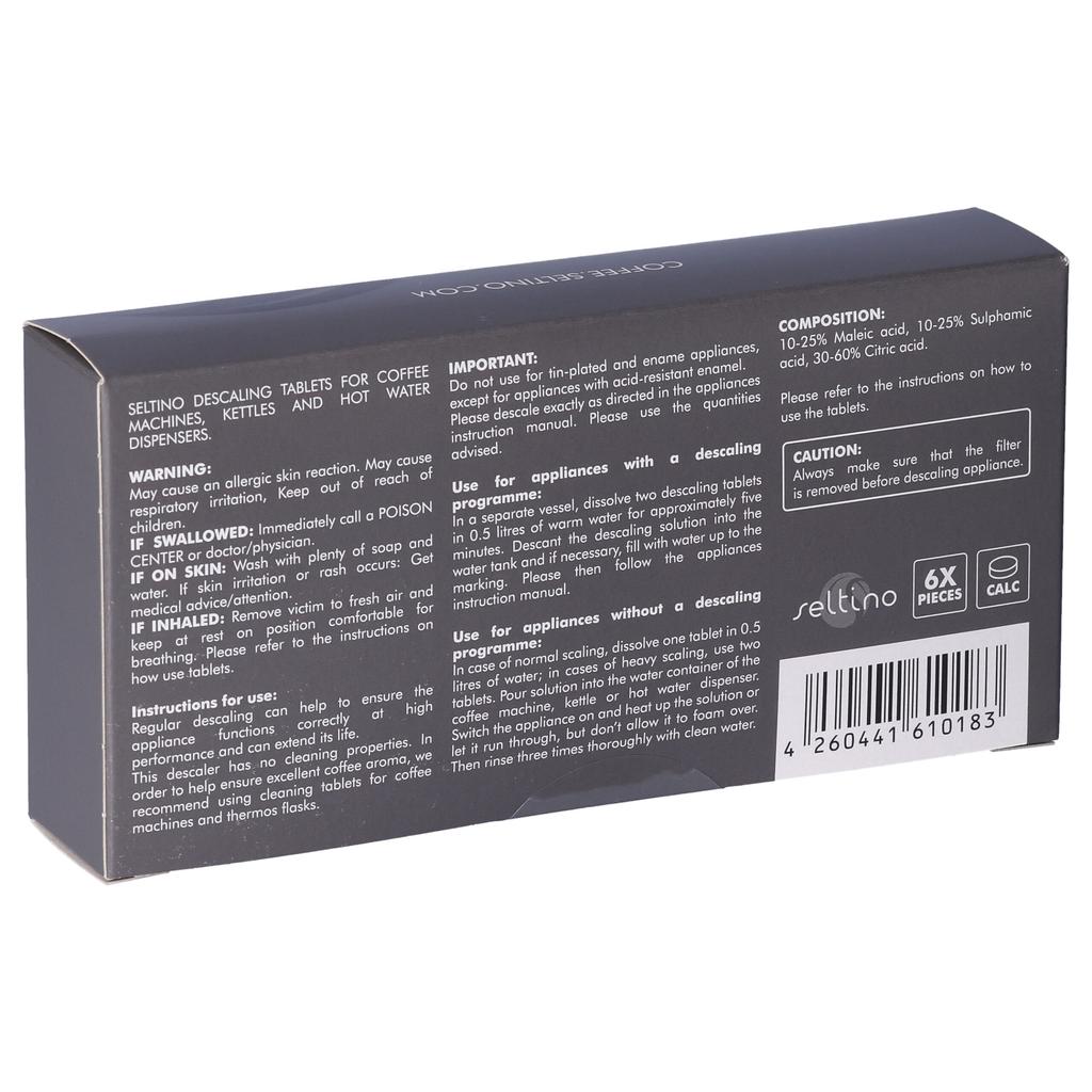 Descaling tablets for coffee machines, Seltino Calc