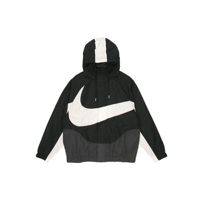 Sportswear Swoosh Woven Jacket with Large Logo Men Outerwear Black DD5968-010