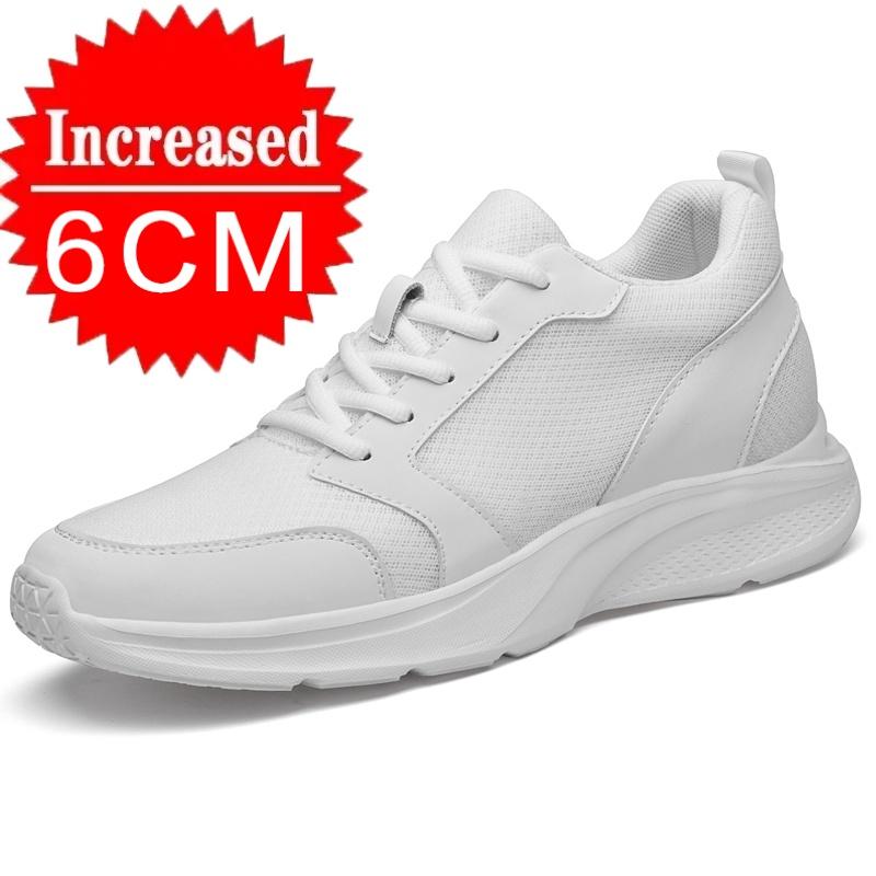 2026 Men Elevator Shoes Invisible Height Increase Sneakers Shoes for Men 4/6/8cm Casual Shoes Men's Lightweight Running Shoes