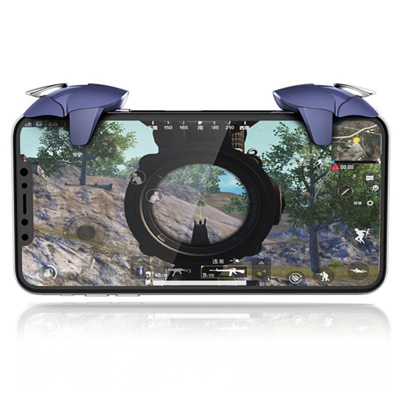 2 buc Gamepad Metalic pentru Jocuri Mobile Joystick Controler de Joc Declanșator de Joc Buton de Tragere Tastă de Țintire L1 R1 Shooter