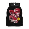Poweres Anime Rangerses Backpack for Women Men Waterproof School College Superhero Bag Printing Bookbags