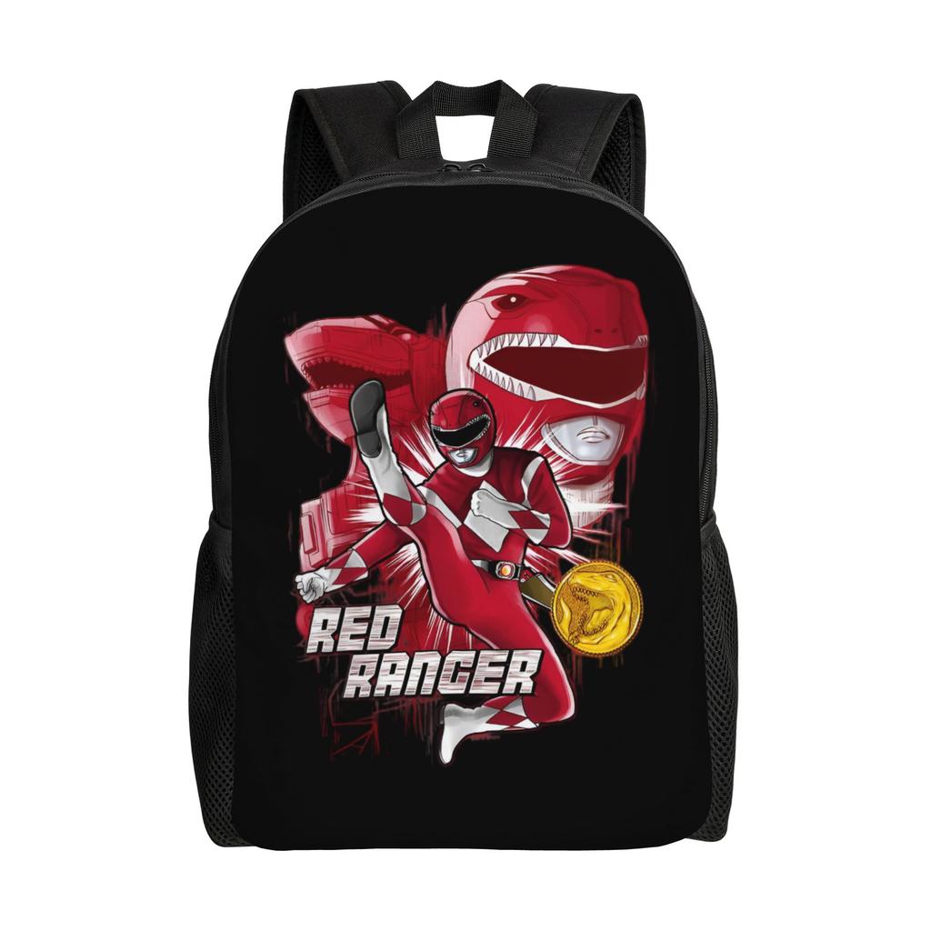 Poweres Anime Rangerses Backpack for Women Men Waterproof School College Superhero Bag Printing Bookbags