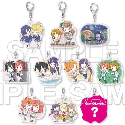 Love Live! School Idol Diary Trading Large Acrylic Keychains (10 Keychains Per Box)