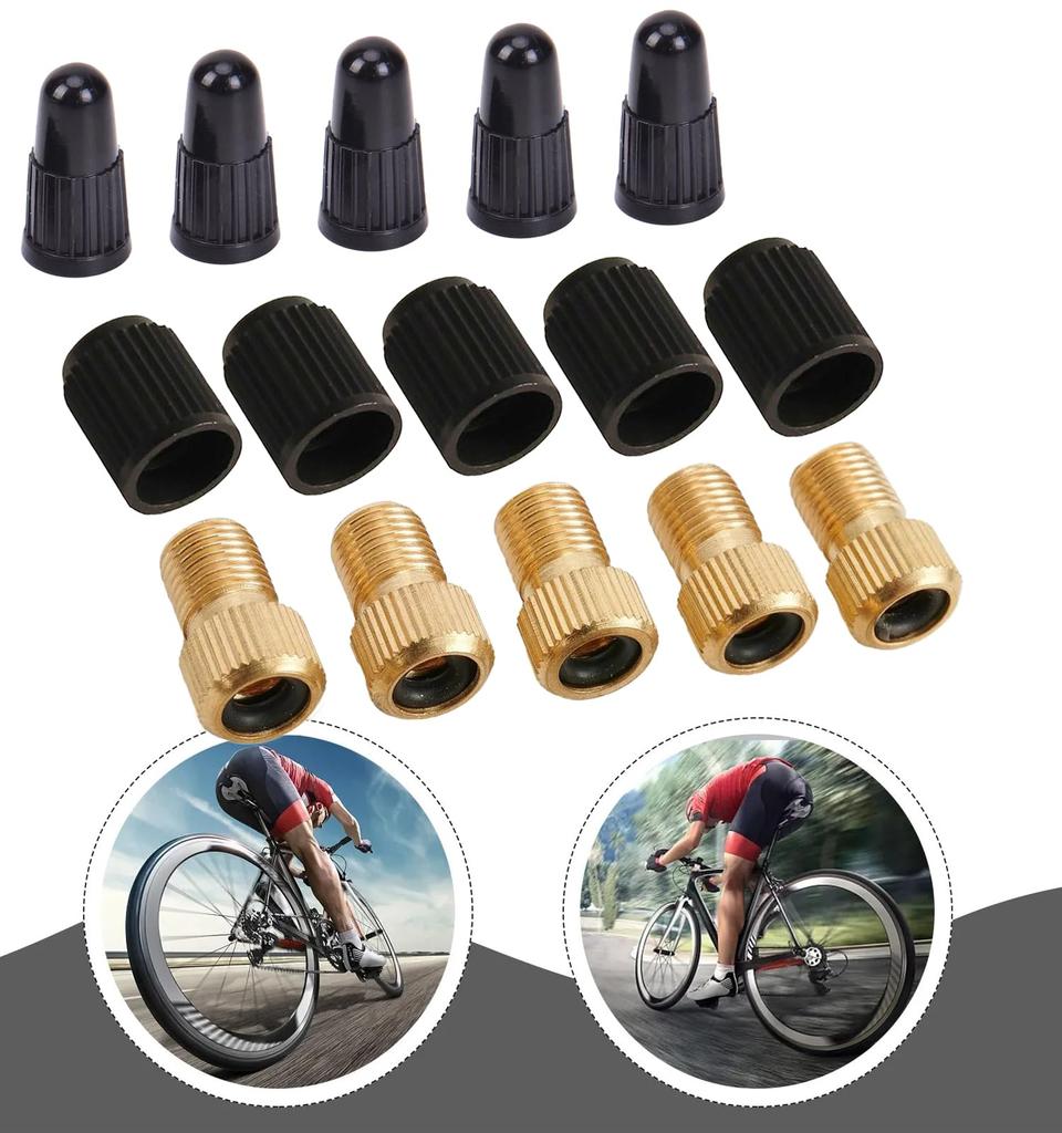 Audiophile Valve Conversion Adapter, 5 Pieces, Presta to American Style