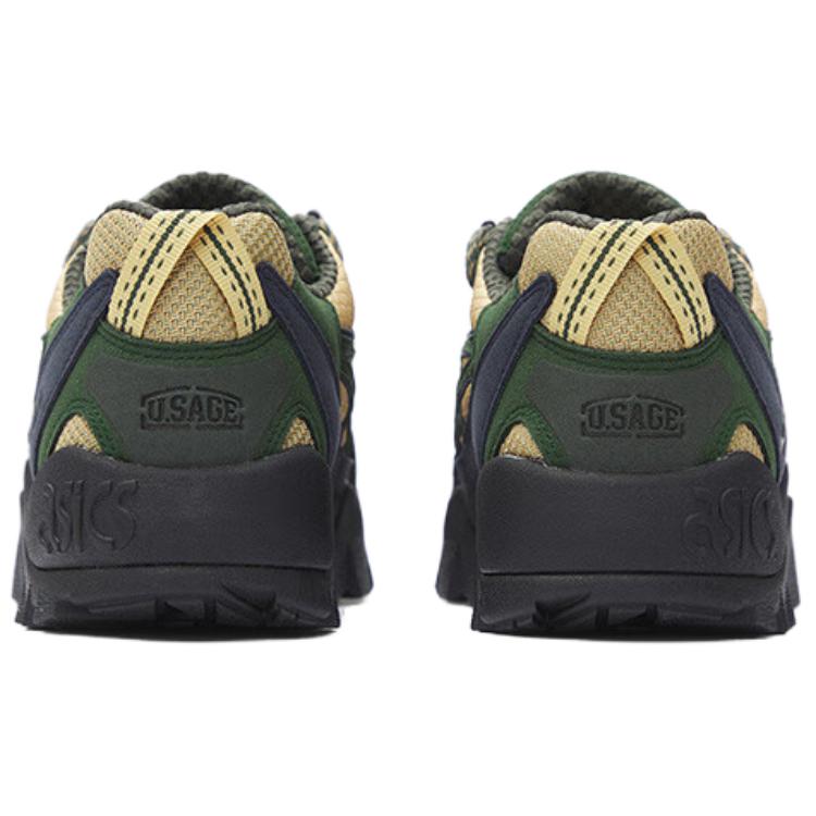 Asics U.Sage X  Gel-Pickax Comfortable Versatile Low-Top Outdoor Functional Shoes Unisex Shoes Black Green 1203A817-020