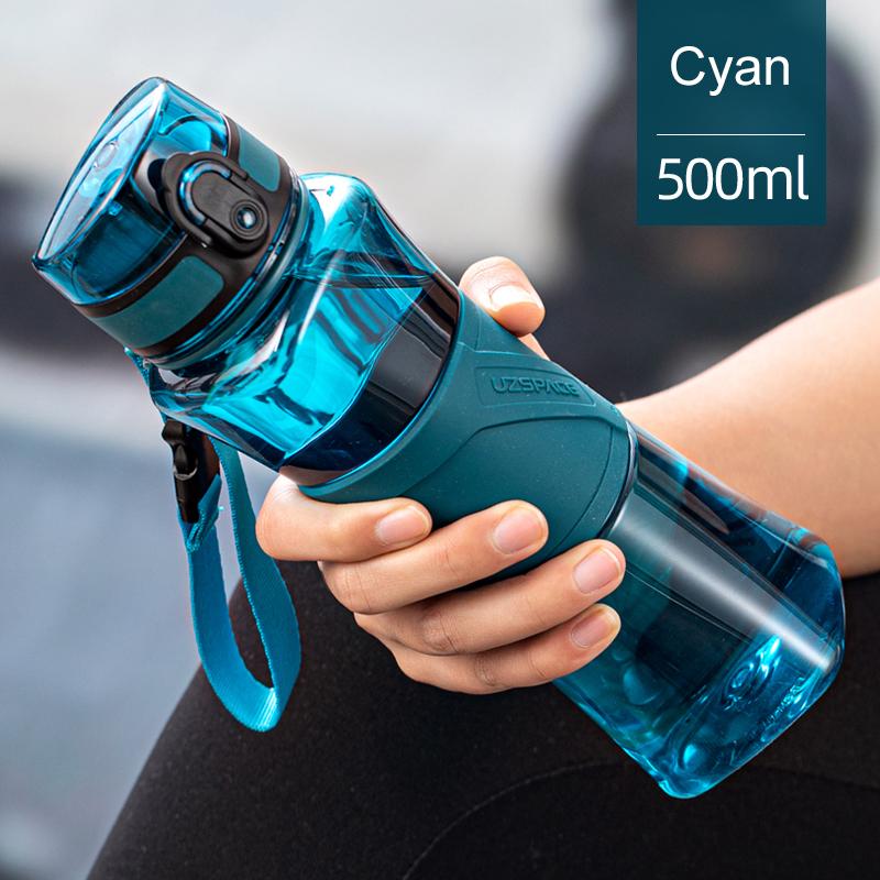 350/500ml Water Bottle Protein Shaker Portable Leakproof Creative Tritan Plastic Cup Outdoor Sport Travel Gym Drinkware BPA Free