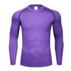 Camiseta Deportiva de Compresión de Manga Larga de Secado Rápido para Hombre