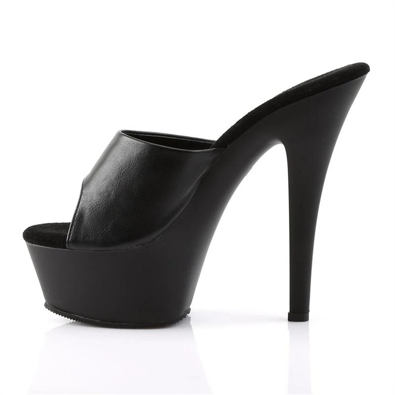 Fashion High-heeled Cool Slippers Women's Summer Wear Non-slip Stiletto High Heels Women's New Sandals