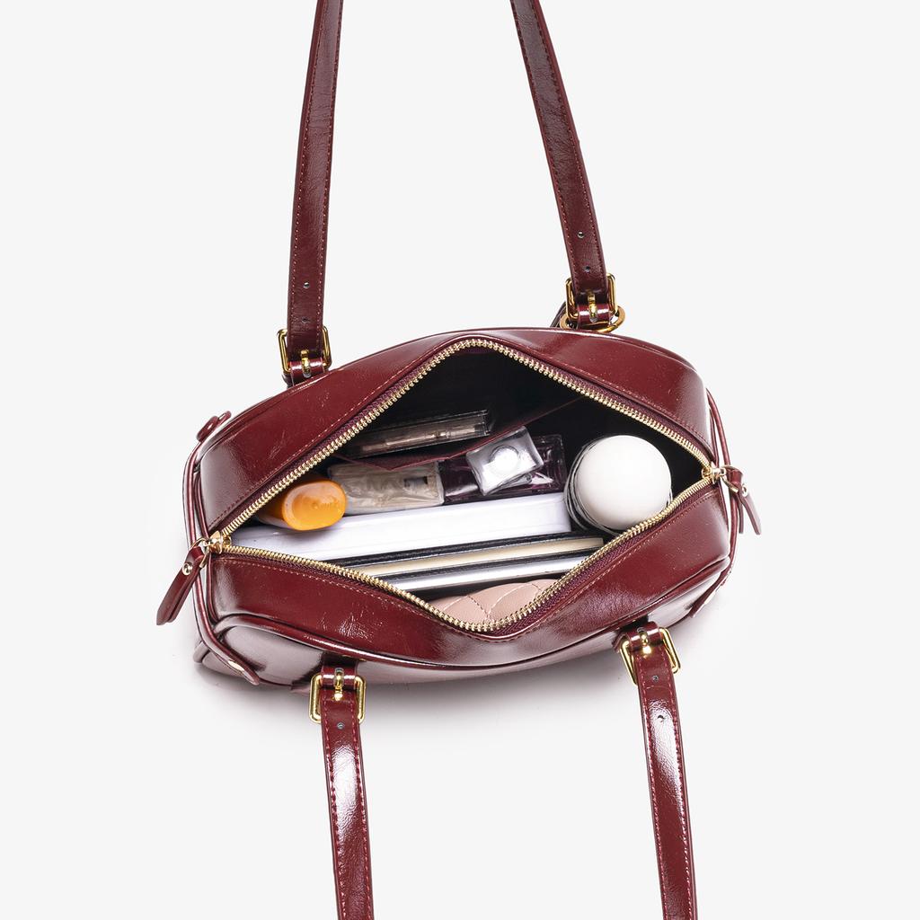 Premium Retro Women'S Large-Capacity Bag, Foreign-Style Women'S Portable Boston Bag, Commuter Shoulder Bag