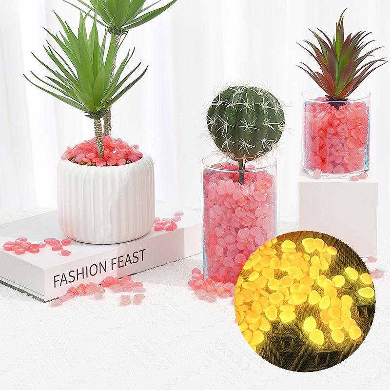 1cm Luminous Fluorescent Stones for Aquarium and Garden Landscaping