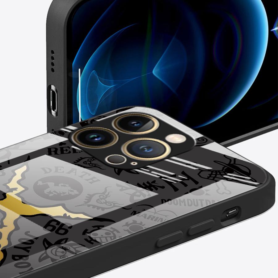 Case for iPhone 17 Pro Max 13 15 Plus 14 Air 11 16 XR 8 12 Glass Phone Cover OneS P-ieceS LuffyS