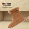 ZHR EH106B Women's Winter Warm Suede Snow Boots
