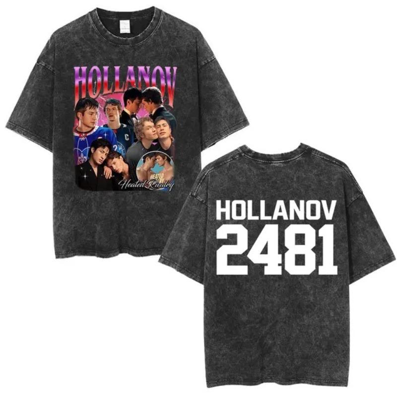 European Size Washed Short Sleeve Heated Rivalry Shane Hollander Ilya Rozano
