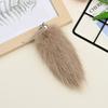 Key Holders Animal Tails Keychain Backpack Pompom Pendants Bag Decor Plush Tail Keyring  Car Charms