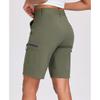 Zomershorts voor dames: casual shorts met hoge taille en wijde pijpen.