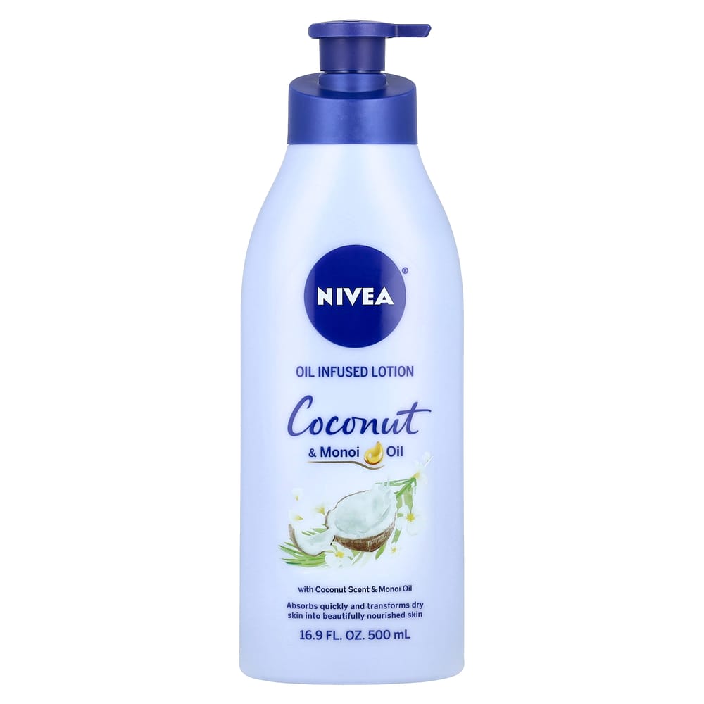 Nivea Oil Infused Lotion, Coconut & Monoi Oil, 500ml (16.9 fl oz)