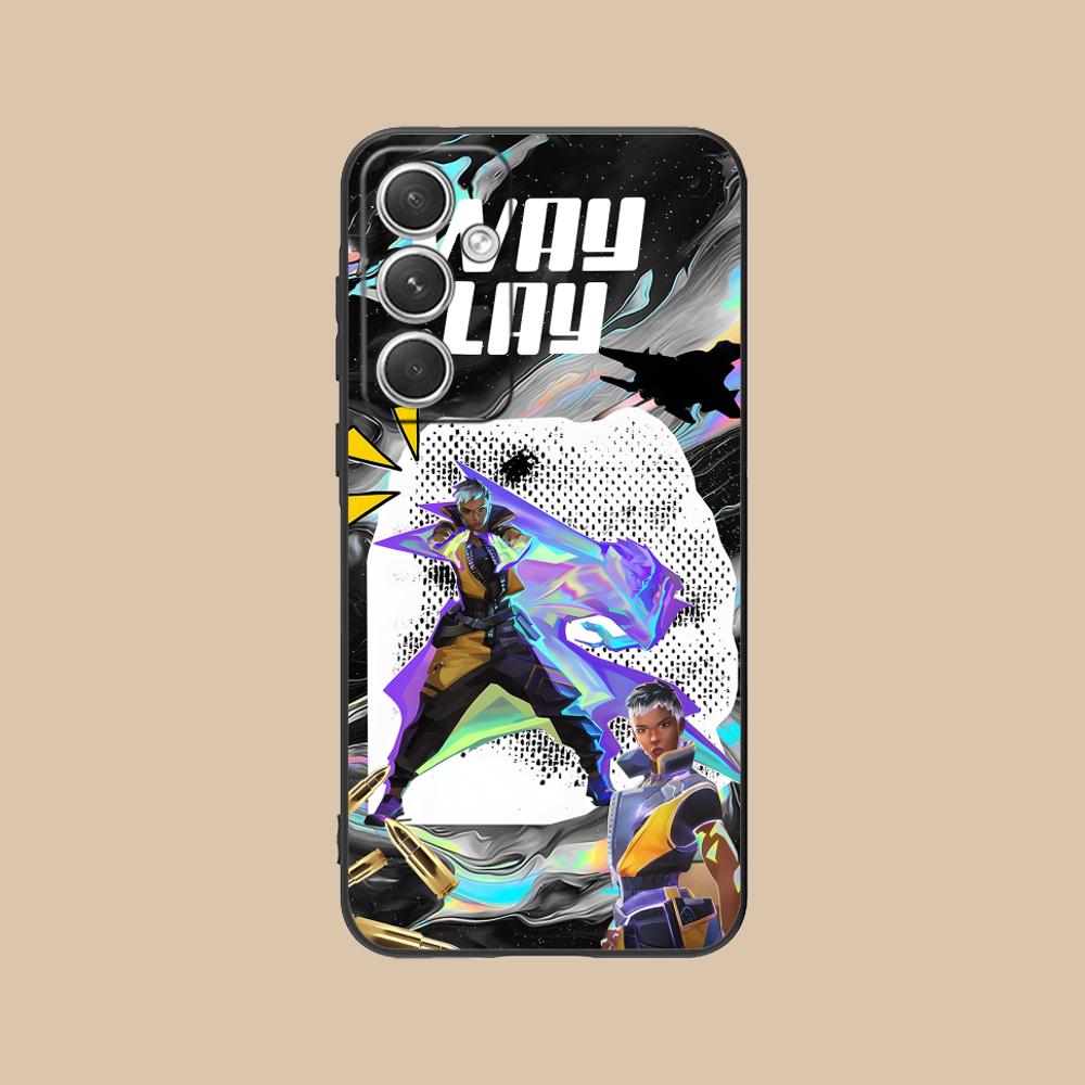 Valo Waylay Phone Case for Samsung Galaxy S26 S25 S24 S23 S22 S21 S20 Note20 Plus FE Ultra Soft TPU Shockproof Cover