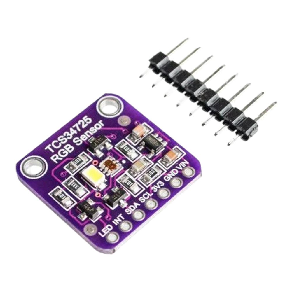 TCS34725 Color Sensor Recognition Module IIC RGB Color Detector Sensor Module 3.3V/5V Bright Light Sensor for Arduino STM32