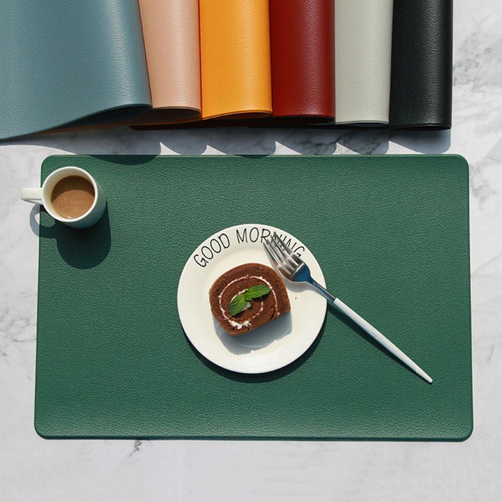 Home Decor Rectangle Waterproof Dinner Heat Insulation Pads Table Mat Placemat Tableware Pad