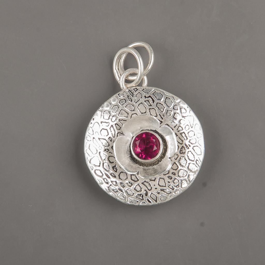 Pink Tourmaline Gemstone Jewelry, 925 Sterling Silver Pendant, Handmade Gorgeous Jewelry, Designer Pendant Gift For Women