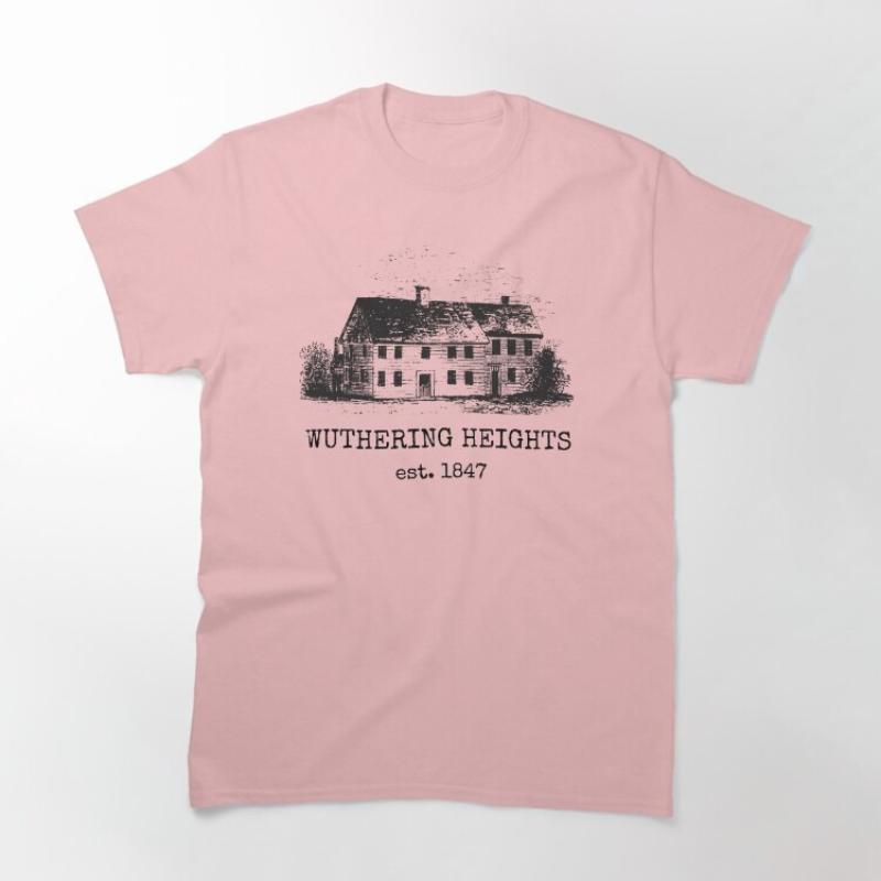 Movie Wuthering Heights 100Cotton Graphics Tshirt Unisex 2026 Summer New Emily Bronte Oneck Fashion Short Sleeve Unisexs Shirt