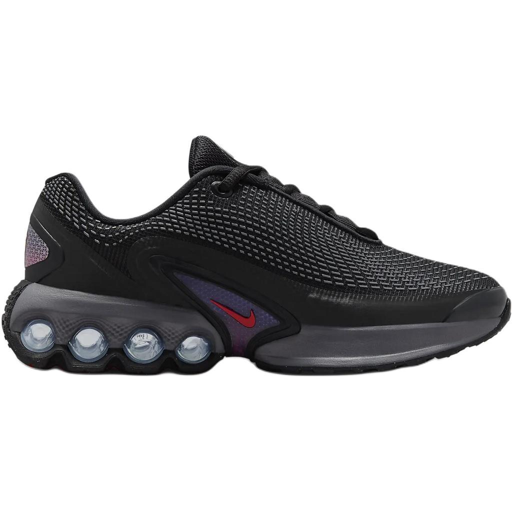 Nike Air Max DN GS Anthracite Light Crimson Kids Sneakers Black Dark-Smoke-Grey Metallic-Silver FB8987-001