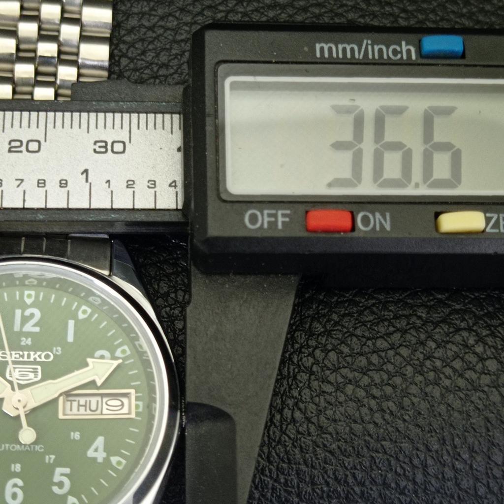 SEIKO 5 AUTOMATIC 6309A VINTAGE REFURBISHED JAPAN MENS GREEN WATCH a441680-a