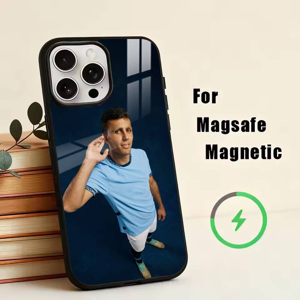 R-Rodrigo Handyhülle für iPhone 17, 16, 15, 14, 13, 12, 11 Plus, Pro Magnetisch mit Magsafe Kabelloses Laden
