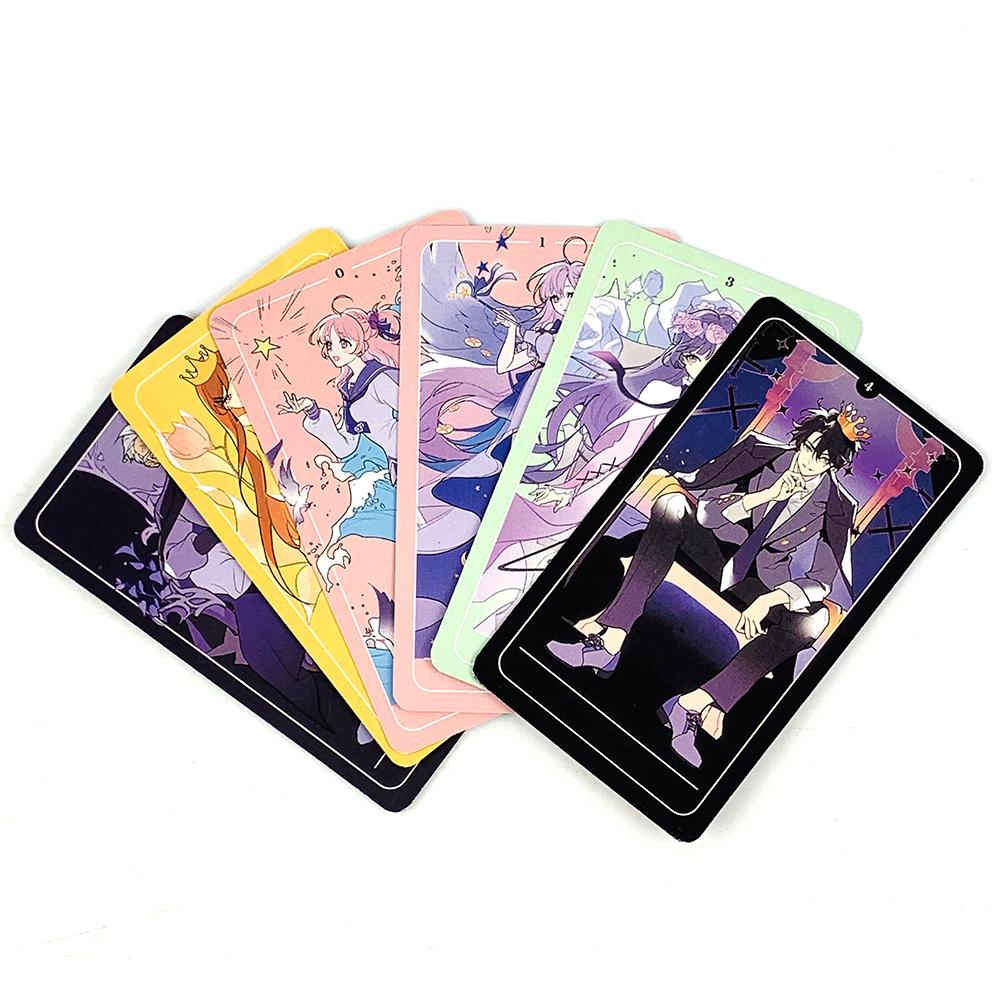 New Tarot Cards A 78 Deck Cartoon Cute Deck Oracle English Visions Divination Edition Borad Playing Games Collection Cards