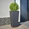 VidaXL Anthracite Planter 35x35x75 Cm Steel, Outdoor Planter, Flower Box, Garden Box, Planter of 851084