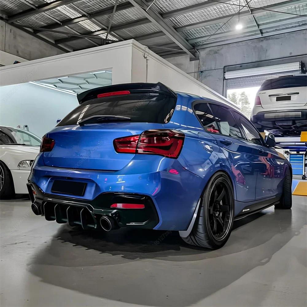Difuzor Buza Bara Spate Splitter Aripioare Spate Canards Aripa Ornamente Pentru BMW Seria 1 M Sport F20 F21 M135i M140i 2015-2019 Nou