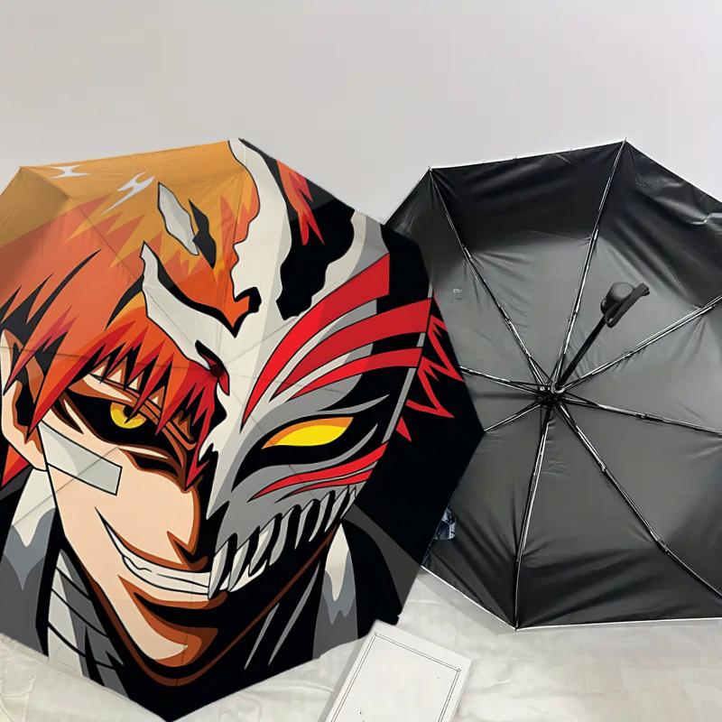 1PC Anime Character Umbrella-8-Rib Reinforced, Automatic Open, Lightweight & Durable, Cute Fashion Accessory for Outdoor-P2679