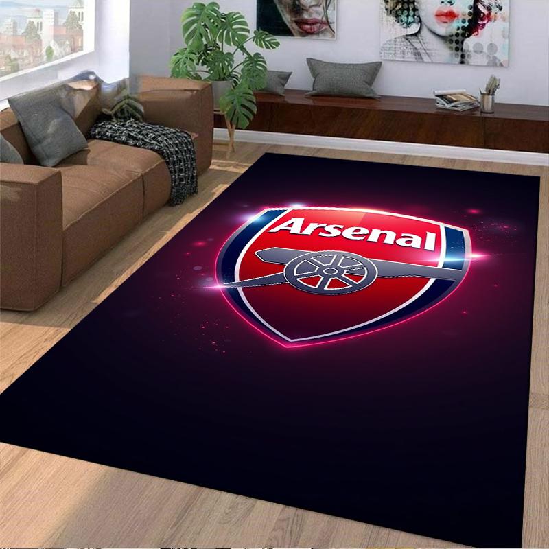 Fußmatte mit Arsenal-Logo, geeignet als rutschfeste Matte für das Wohnzimmer oder das Sofa im Schlafzimmer