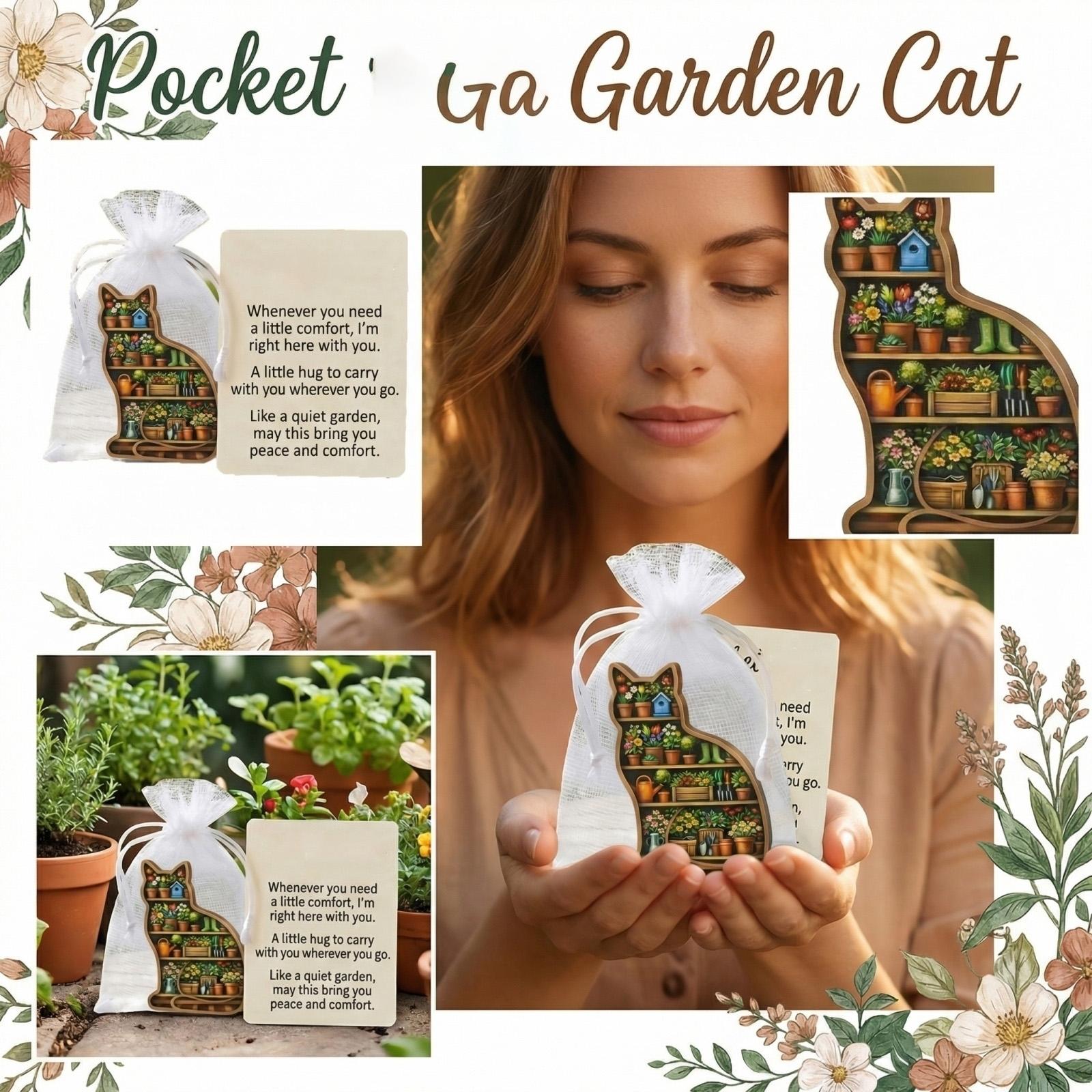 

The Garden Pocket Hug,Cute Shaped Pocket Hug Gift,Hand-Painted Pocket Hugging Figurine,Gifts For Women, And Friends One Size білий