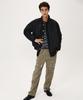 Shirter Nylon Reversible Bomber Jumper (Purple Black)