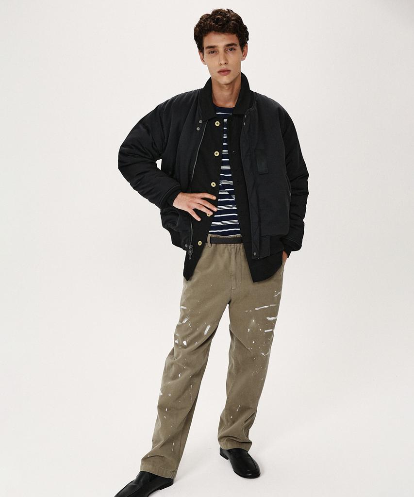Shirter Nylon Reversible Bomber Jumper (Purple Black)