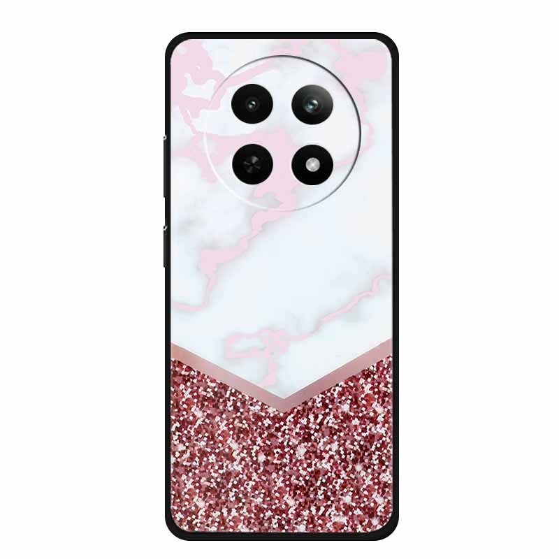Case For Realme 13 Plus Marble TPU Soft Silicone Back Cover For Realme 13+ Cases Protective Mica Painted Colorful Bumper Capa