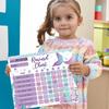 Reward Chart for Kids Magnetic Mermaid Behavior Chore Pad 26 Incentive Chore Charts with 1408 Star 80 Shell Starfish Themed Reward Stickers for Kids