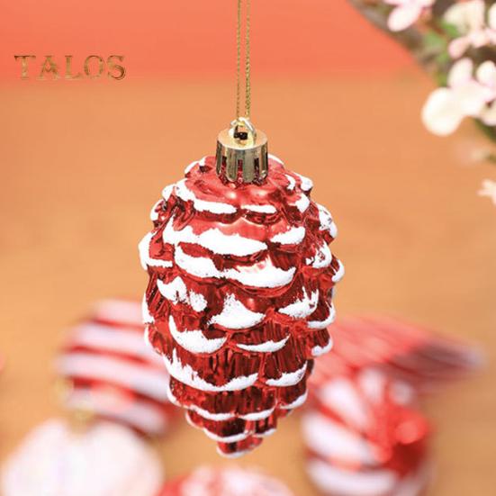4/6/8/12 Pcs Christmas Ball Ornaments Star Cane Lollipop Cupcake Hanging Decoration for Xmas Tree Home Indoor Decor