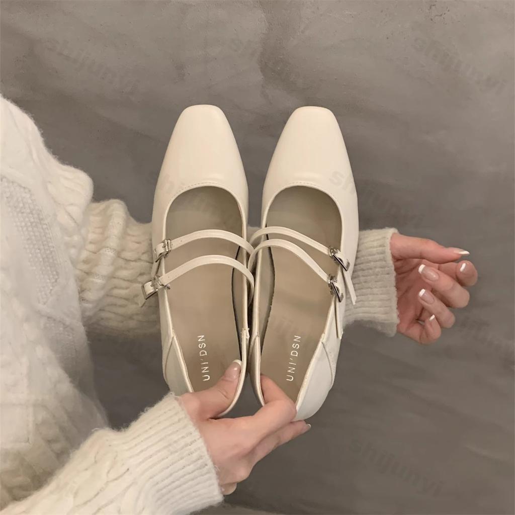 Fashion Women Luxury Bowtie Mary Janes Women Square Toe Shiny Leather Flats Ballets Femmes Silver Dance Party Ball Bridal Wedding Shoes