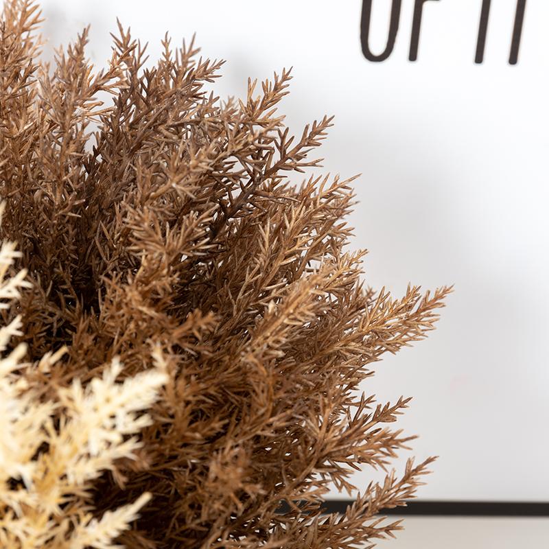 Plastic Wheat Grass Artificial Plants Bouquet DIY Flower Arrangement Decoration Scrapbooking Handcraft Accessories Fake Flowers